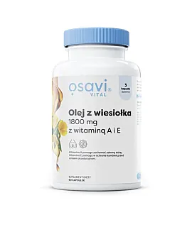 Olej z Wiesiołka z Witaminą A i E , 1800mg