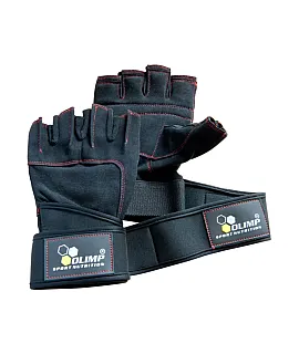Rękawice Raptor Black With Red Stitches