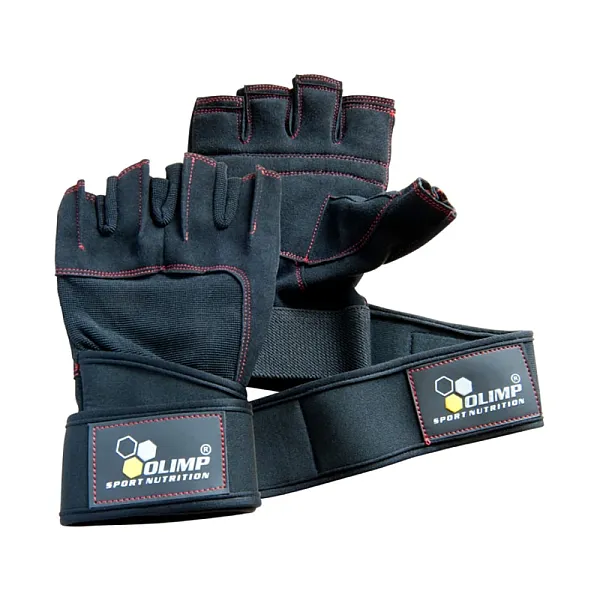 Rękawice Raptor Black With Red Stitches