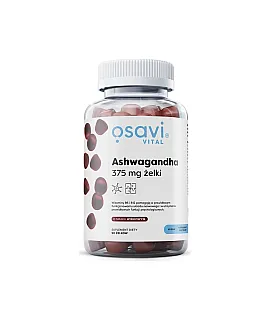 Ashwagandha 375mg (żelki wiśniowe)