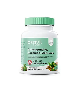 Ashwagandha + Różeniec + Żeń-szeń