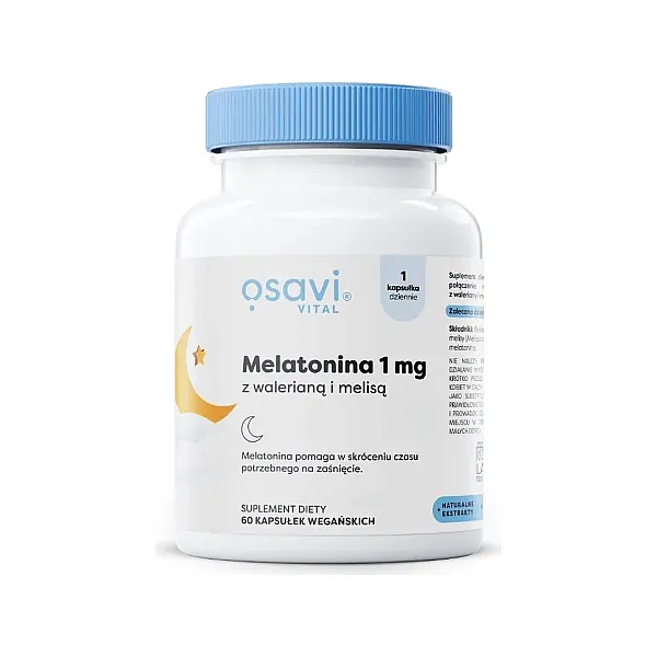 Melatonina z Walerianą i Melisą 1mg