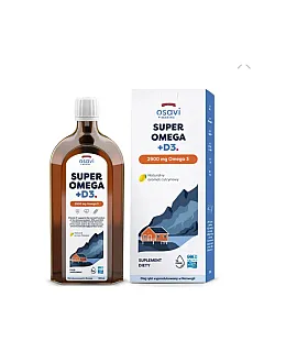 Super Omega + D3 2900mg Omega 3 w płynie