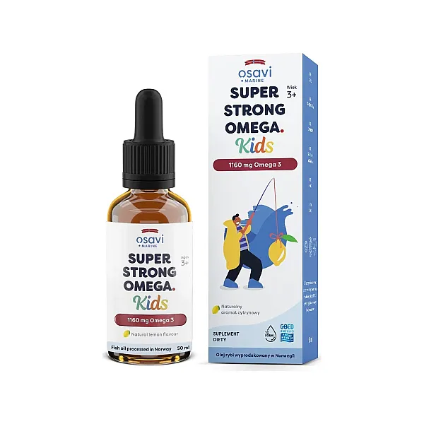 Super Strong Omega Kids (Marine) 1160mg w płynie