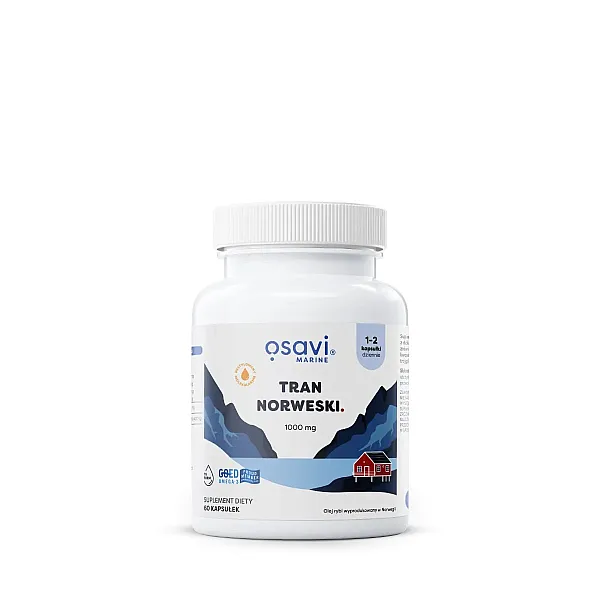 Tran Norweski 1000 mg w kapsułkach (cytryna)
