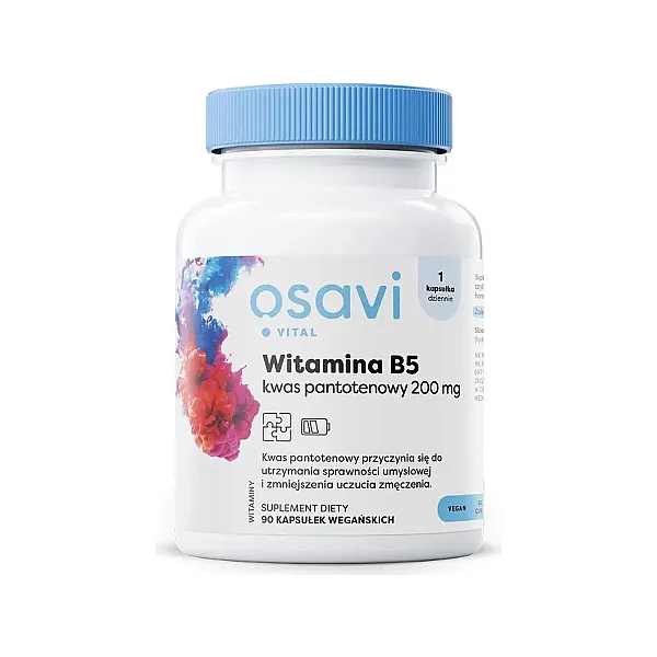 Witamina B5 Kwas Pantotenowy 200mg