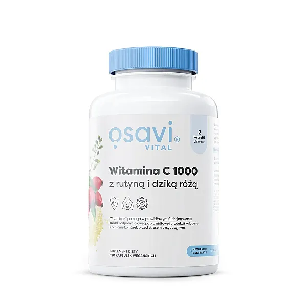 Witamina C1000 z Rutyną i Dziką Różą