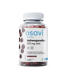 Ashwagandha 375mg (żelki wiśniowe)
