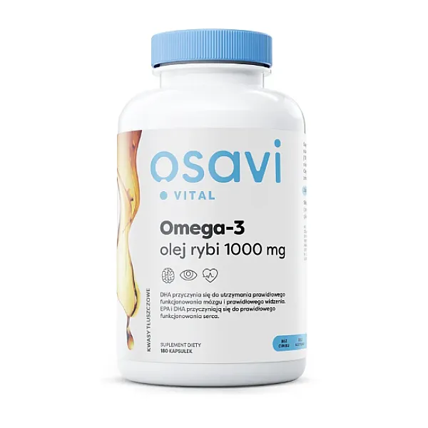 Omega-3 Olej Rybi Molecularly Distilled 1000mg