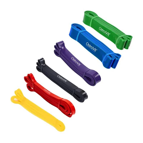 Zestaw 6 Gum Treningowych (opór 2,5-77 kg)