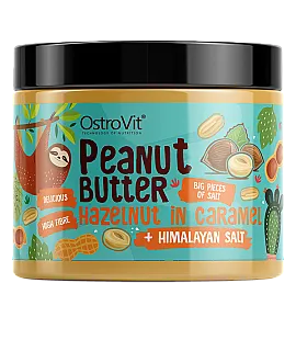 Peanut Butter + Hazelnut in caramel + Hymalayan Salt