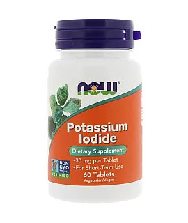 Potassium Iodide 30mg  (30 mg = 30 000mcg / jodek potasu)