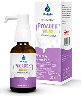 Avitale ProADEK retinol (witaminy A, D, E, K) krople