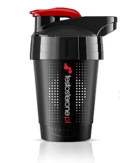 ShakerX Premium Mini Testosterone.pl BLACK (szejker BPA Free) 400ml