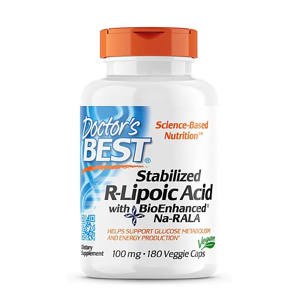 Stabilized R-Lipoic Acid with BioEnhanced Na-RALA
