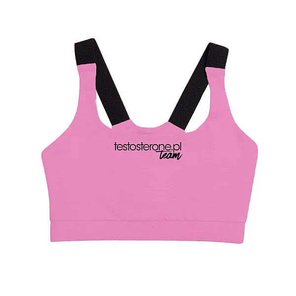 WU&S Stanik Sportowy Róż Testosterone.pl