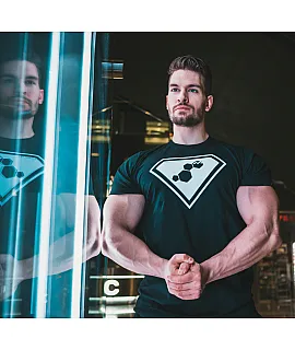 T-shirt PREMIUM Super Testo WU&S Black