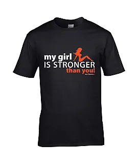 Koszulka MY GIRL IS STRONGER THAN YOU