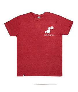 T-shirt Logo Testo WU&S Red