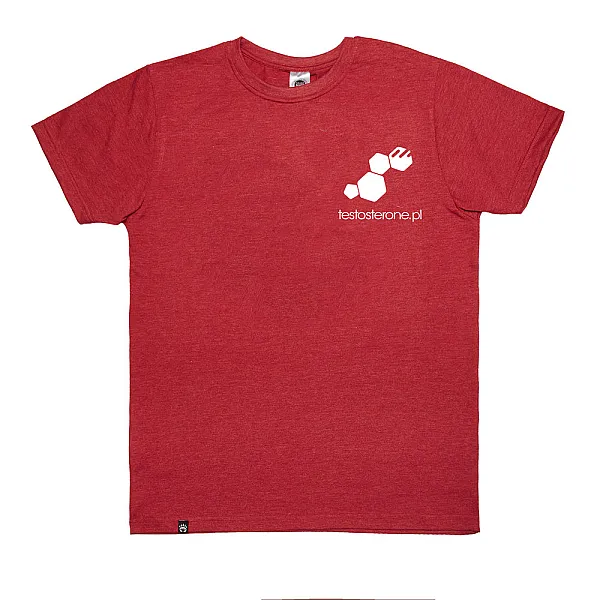 T-shirt Logo Testo WU&S Red