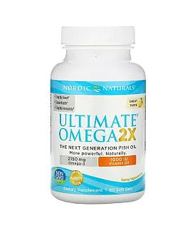 Ultimate Omega 2X with Vitamin D3 2150mg Lemon