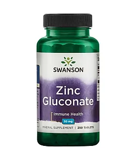ZINC Cynk glukonian 30 mg (250 tabletek)