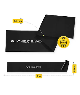 Taśma rehabilitacyjna FLAT BAND 12-15 kg