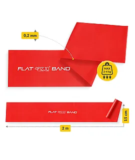 Taśma rehabilitacyjna FLAT BAND 2-4 kg