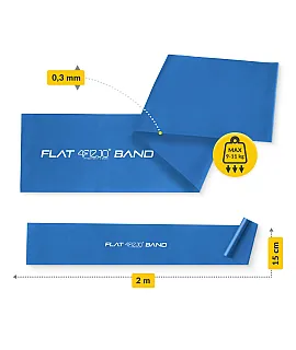 Taśma rehabilitacyjna FLAT BAND 9-11 kg