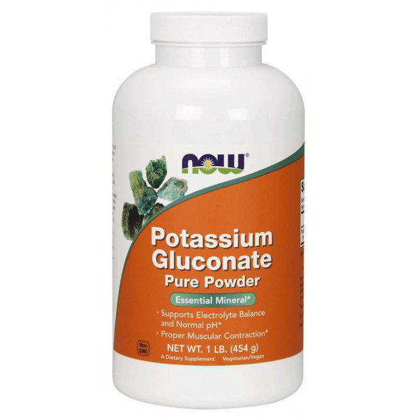 Now Foods Potassium Gluconate Pure Powder Now Foods Potas w proszku