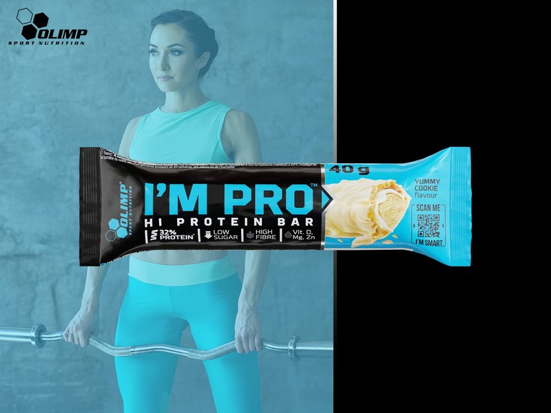 Olimp I'M PRO Hi Protein Bar, baton 40 g