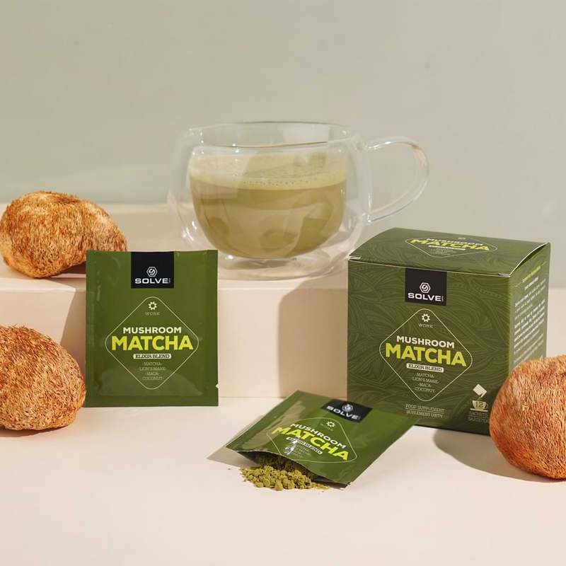 Solve Labs Mushroom Matcha Elixir, grafika producenta (2)