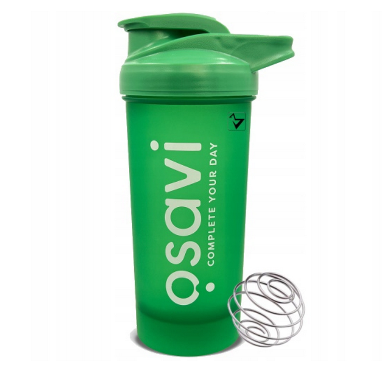 Osavi Shaker 700 ml w kolorze zielonym z kulką do mieszania