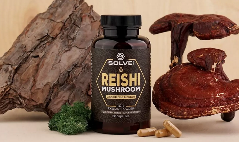 Solve Labs Reishi Mushroom 10:1 w kapsułkach: grafika produktu