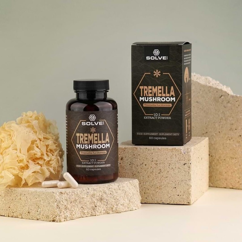 Solve Labs Tremella Fuciformis 10:1 Ekstrakt: baner produktu w kapsułkach