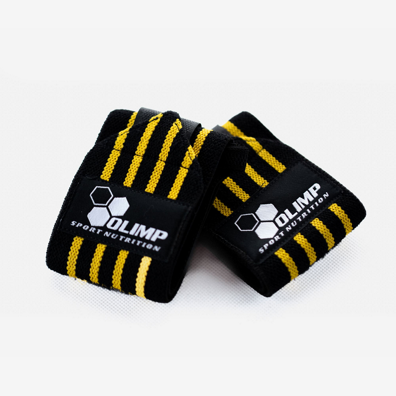 Olimp Wrist Wraps Stabilizatory Nadgarstka Yellow